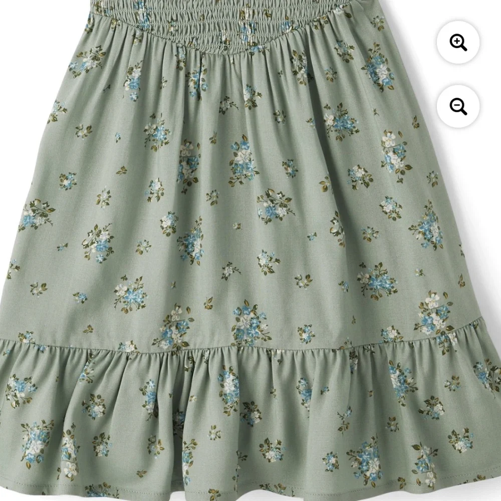The Children’s Place Girls Olive Tinge Floral Dress XL (14) NWT